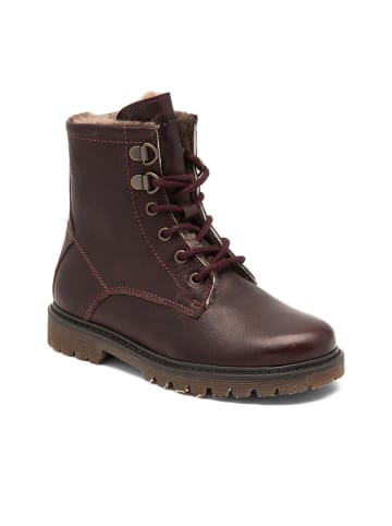 bisgaard Leder-Boots "Maia" in Rot