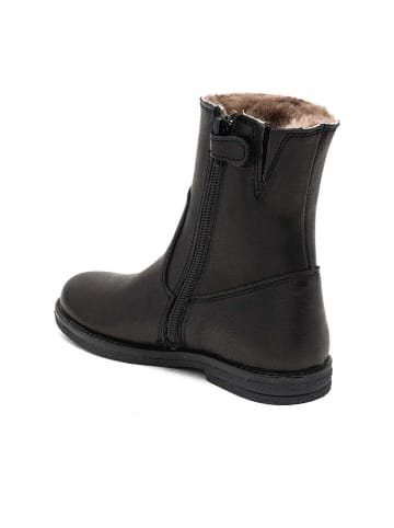 bisgaard Leder-Boots "Nicola" in Schwarz