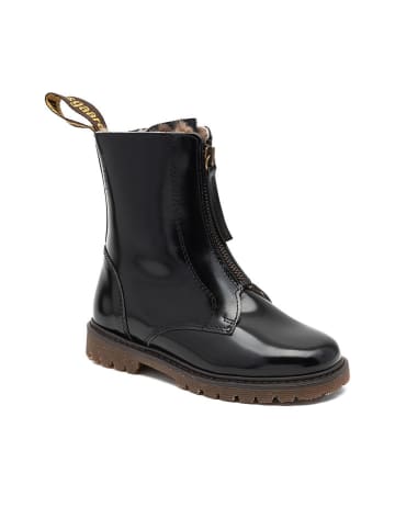 bisgaard Leder-Boots "Nora" in Schwarz