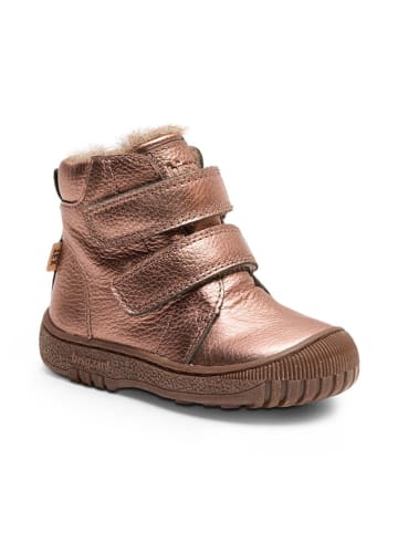 bisgaard Leder-Boots ''Evon'' in Roségold