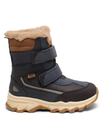 bisgaard Leren winterboots donkerblauw