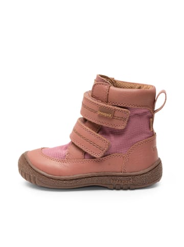 bisgaard Leder-Boots in Pink
