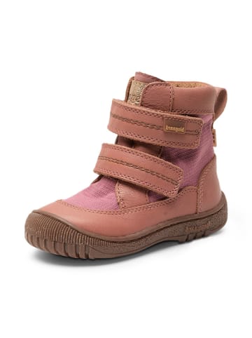 bisgaard Leder-Boots in Pink