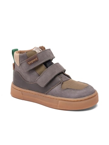 bisgaard Leder-Sneakers "Roy" in Grau