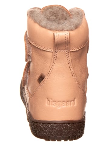 bisgaard Skórzane botki "Magnus" w kolorze jasnoróżowym