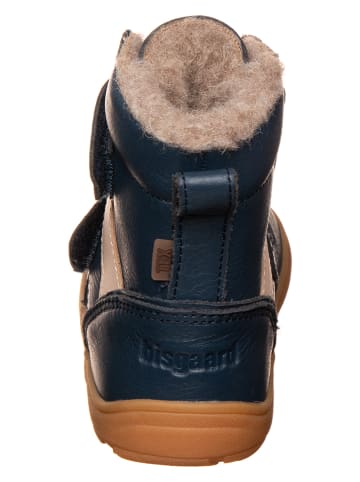 bisgaard Leren barefootschoenen donkerblauw