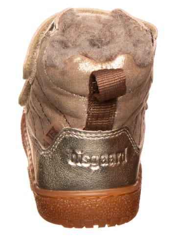 bisgaard Leren boots goudkleurig