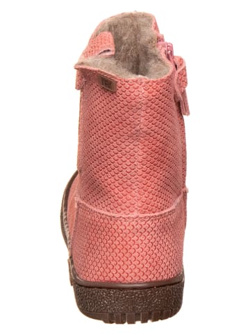 bisgaard Leder-Boots  in Rosa