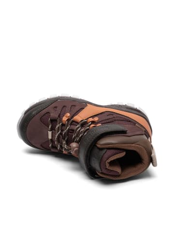 bisgaard Wanderschuhe in Lila/ Braun/ Orange