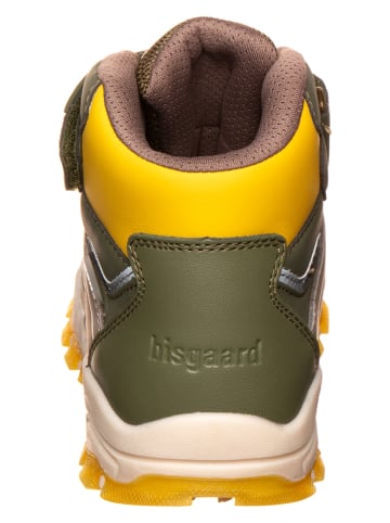 bisgaard Wanderschuhe  in Khaki/ Gelb