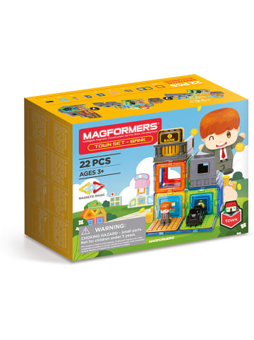 MAGFORMERS 22-częściowy zestaw magnetyczny "Magformers Town" - 3+