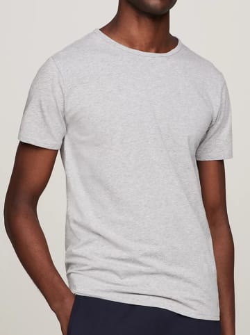 Tommy Hilfiger 3er-Set: Shirts in Weiß/ Schwarz/ Grau