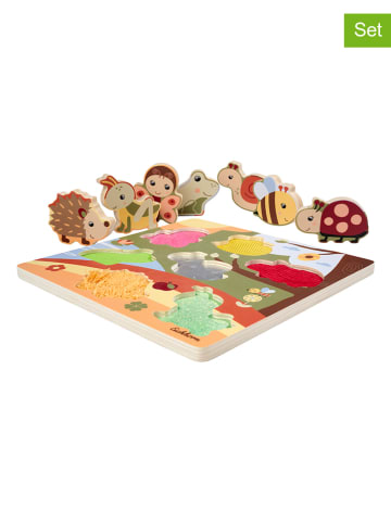 Eichhorn 7tlg. Fühlpuzzle mit Stoff - ab 12 Monaten