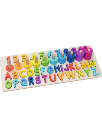 Goki 91-częściowe puzzle alfanumeryczne - 3+