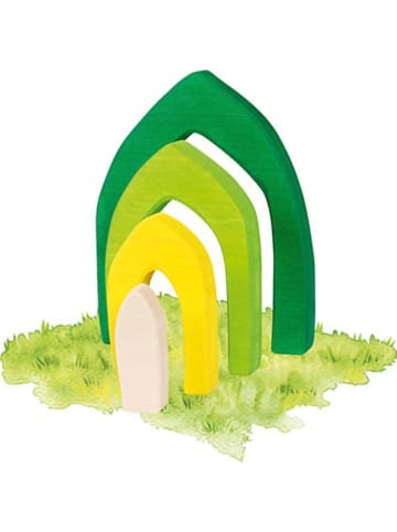 Goki Landschapspuzzel "Vier Jaargetijden" - vanaf 3 jaar