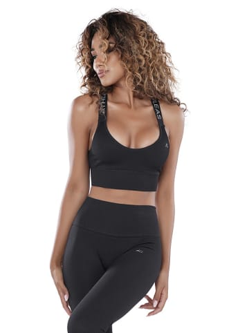 Athleas Top sportowy "Eva" w kolorze czarnym
