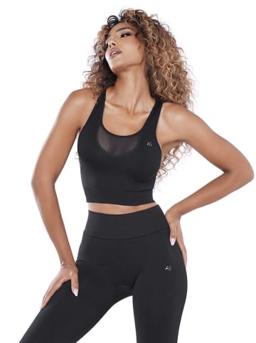 Athleas Trainingstop "Evelin" in Schwarz