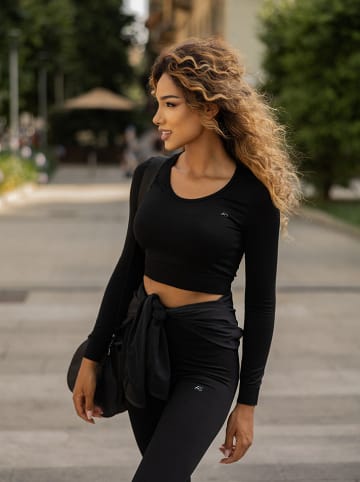 Athleas Trainingslongsleeve "Ania" in Schwarz