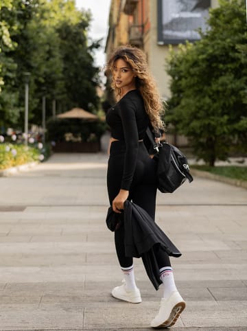 Athleas Trainingslongsleeve "Ania" in Schwarz