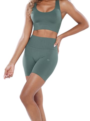 Athleas Szorty sportowe "Mya" w kolorze khaki