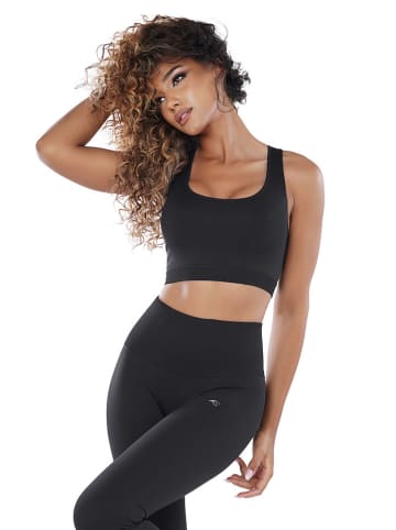 Athleas Legginsy sportowe "Mya" w kolorze czarnym