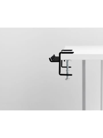 Yamazaki Tischhaken "Tower" in Schwarz - (B)30 x (H)5 x (T)7 cm