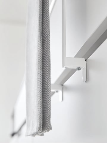 Yamazaki Uchwyt "Tower" w kolorze białym na ściereczki kuchenne - 20 x 19,5 cm