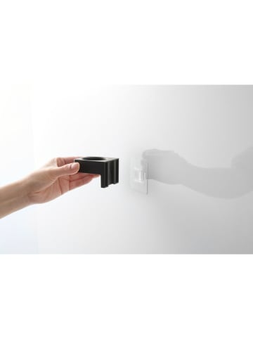 Yamazaki Wielofunkcyjny uchwyt ścienny "Tower" w kolorze czarnym - 6 x 6 x 6,2 cm