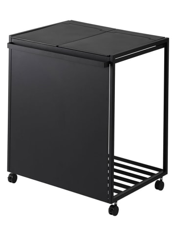 Yamazaki Abfall-Organizer "Tower" in Schwarz - (B)52 x (H)60 x (T)44 cm