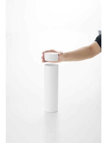 Yamazaki Pudełko "Tower" w kolorze białym na chusteczki - wys. 25 x Ø 6,8 cm