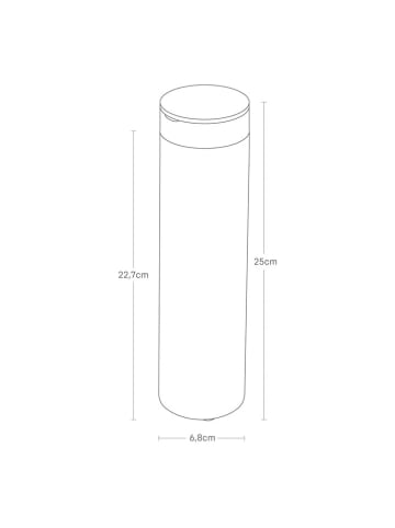 Yamazaki Taschentuch-Box "Tower" - Ø 6,8 cm x (H)25 cm