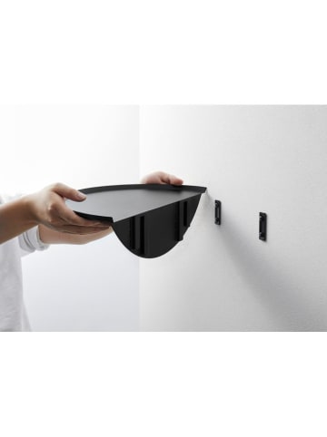 Yamazaki Wandregal "Tower" in Schwarz - (B)40 x (H)11,7 x (T)22 cm