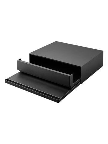 Yamazaki Arbeitsflächen-Regal "Tower" in Schwarz - (B)45 x (H)13,5 x (T)64 cm