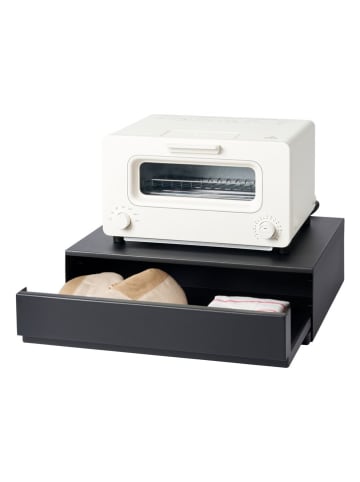 Yamazaki Arbeitsflächen-Regal "Tower" in Schwarz - (B)45 x (H)13,5 x (T)64 cm