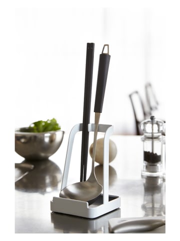 Yamazaki Stojak kuchenny "Tower" w kolorze białym - 10 x 15 x 10 cm