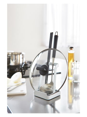 Yamazaki Utensilienablage "Tower" in Weiß - (B)10 x (H)15 x (T)10 cm