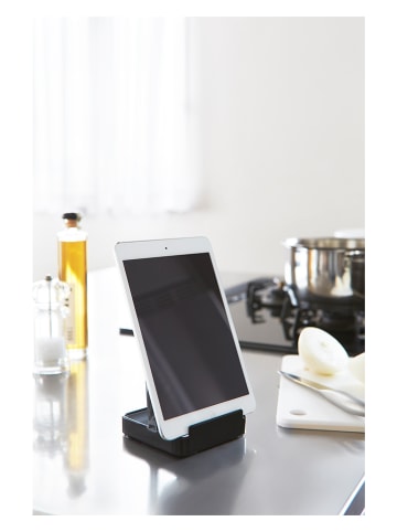 Yamazaki Utensilienablage "Tower" in Schwarz - (B)10 x (H)15 x (T)10 cm