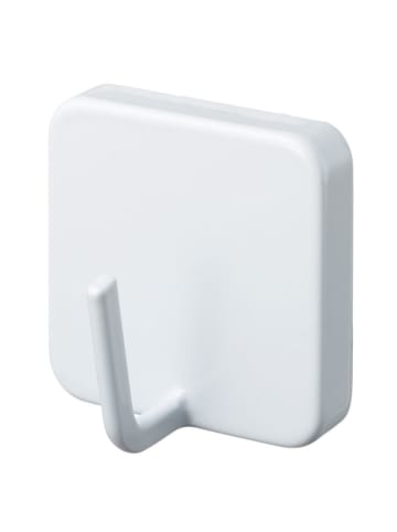 Yamazaki Magnethaken "Tower" in Weiß - (B)4,8 x (H)4,8 x (T)3,3 cm