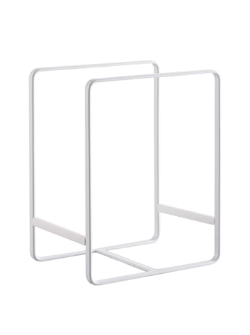 Yamazaki Geschirrhalter "Tower" in Weiß - (B)16 x (H)20 x (T)11,5 cm