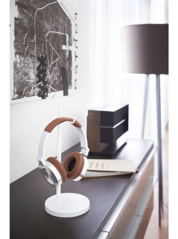 Yamazaki Stojak "Bautes" w kolorze białym na słuchawki - wys. 28 x Ø 13 cm