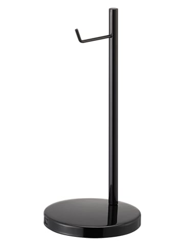 Yamazaki Stojak "Bautes" w kolorze czarnym na słuchawki - wys. 28 x Ø 13 cm