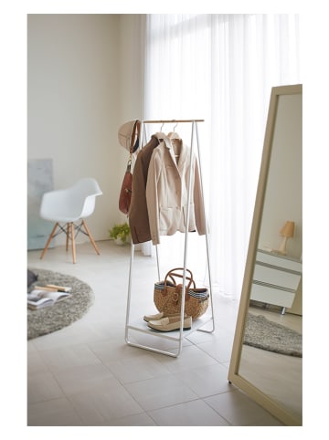 Yamazaki Stojak "Tower" w kolorze białym na ubrania - 52 x 140 x 47 cm