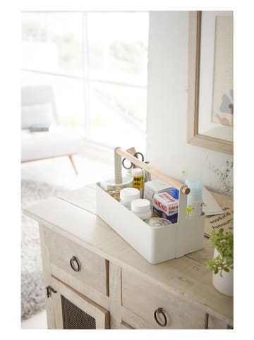 Yamazaki Pudełko "Tosca" w kolorze białym do przechowywania - 29 x 16 x 13 cm