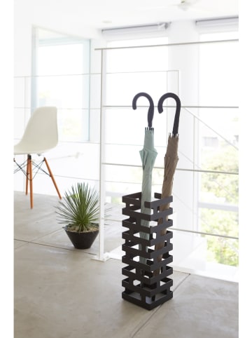 Yamazaki Stojak "Brick" w kolorze czarnym na parasole - 15 x 43 x 15 cm