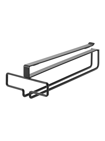 Yamazaki Weinglasaufhänger in Schwarz - (B)26 x (H)7 x (T)11 cm