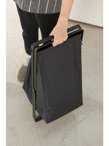 Yamazaki Wäscheständer ''Tower'' in Schwarz - (B)30 x (H)64 x (T)36 cm