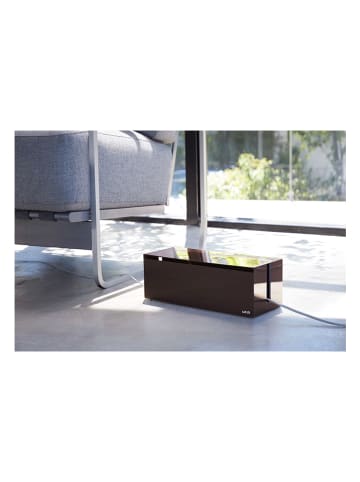 Yamazaki Pudełko "Web" w kolorze czarnym na kable - 40 x 14,5 x 15,5 cm