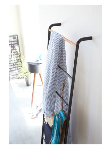 Yamazaki Kleiderständer "Tower" in Schwarz - (B)45 x (H)160 x (T)24 cm