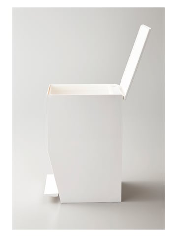 Yamazaki Treteimer "Tower" in Weiß - (B)12 x (H)27,5 x (T)19 cm