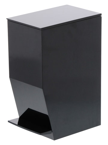 Yamazaki Kosz "Tower" w kolorze czarnym na śmieci - 12 x 27,5 x 19 cm